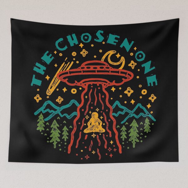 Item preview, Space Ufo Chosen One Saying designed and sold by OlympusMons.