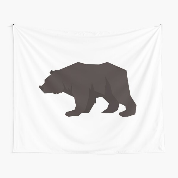 Big Brown Bear Tapestries Redbubble - huge evil bear roblox