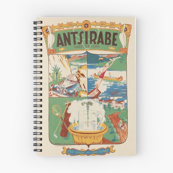 Artikelvorschau, Antsirabe vintage travel poster entworfen und verkauft von stickart-marek.