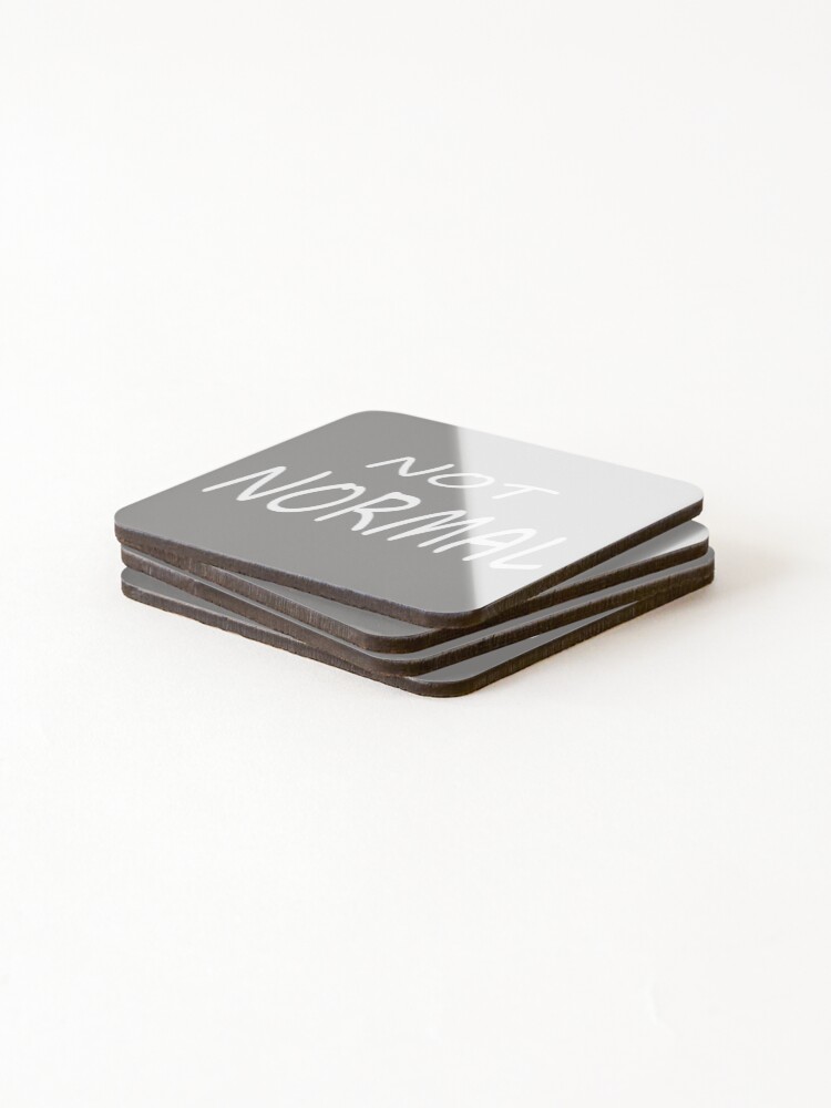 Thumbnail 4 of 5, Coasters (Set of 4), Not Normal designed and sold by Jacksonso.