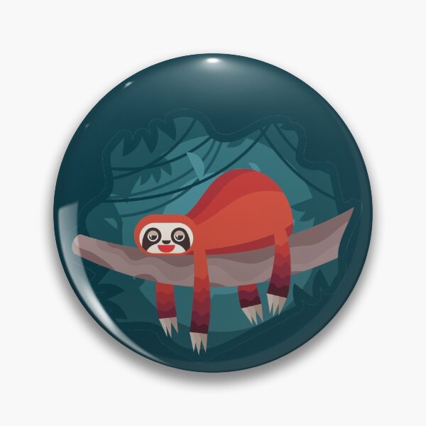 Item preview, sleeping Sloth funny illustration  designed and sold by Amineharoni.