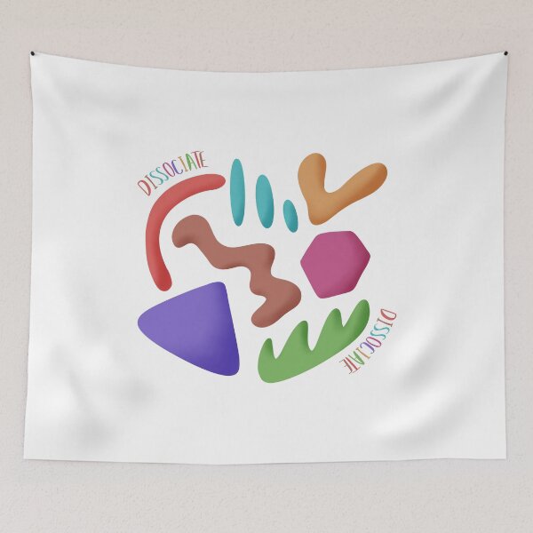 Item preview, Dissociate - Colorful Abstract Shapes designed and sold by Cole Briggs.