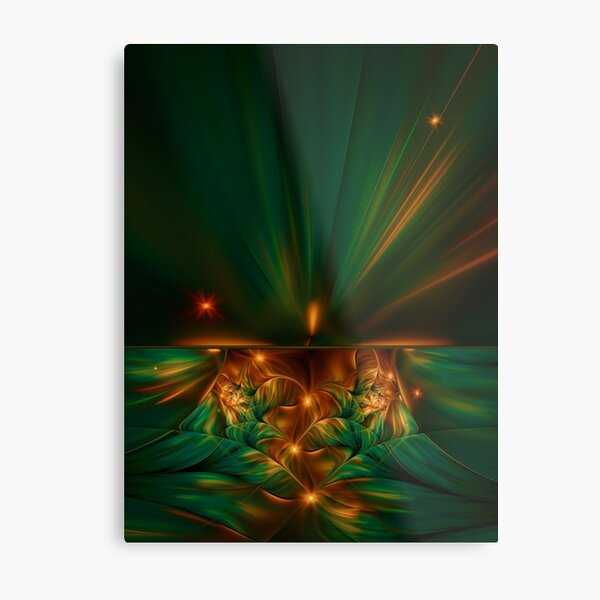 Aurora fractalis Metal Print