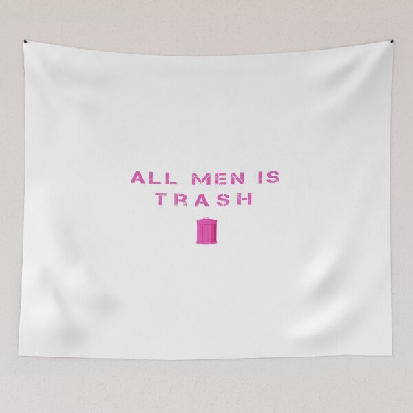 Item preview, All Men Is Trash Funny Gift For Men Graphic - funny gift idea for boyfriend, funny gift idea for girlfriend, gift idea for summer designed and sold by MJLdesigns.