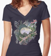 The Big Friend Women's Fitted V-Neck T-Shirt