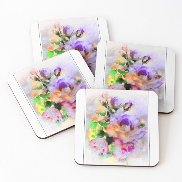 Item preview, rainbow roses designed and sold by Red Witch Art.