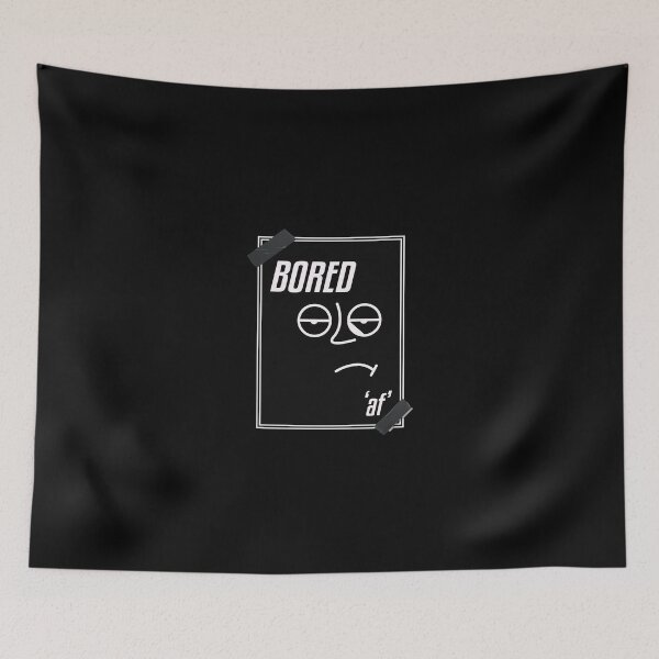 Item preview, Bored af - sad face designed and sold by Soufiane Choubed.