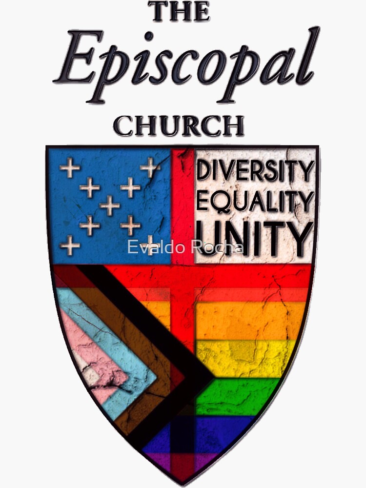 “The Episcopal church” Sticker for Sale by Evaldo Rocha | Redbubble