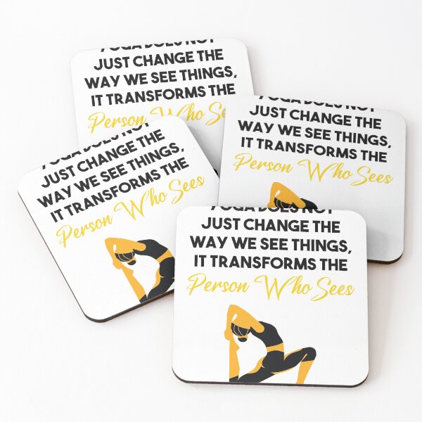 Item preview, Yoga does not just change the way we see things, it transforms the Person Who Sees designed and sold by Mographic997.