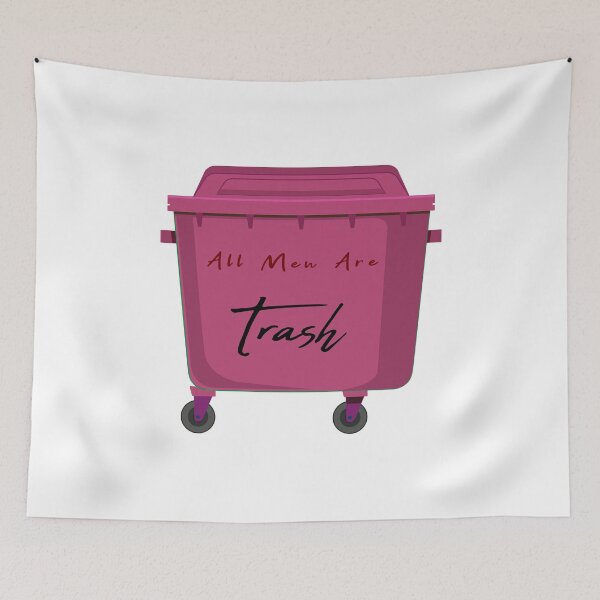Item preview, All Men Are Trash Funny Gift For Men Graphic - funny gift idea for boyfriend, funny gift idea for girlfriend, gift idea for summer designed and sold by MJLdesigns.