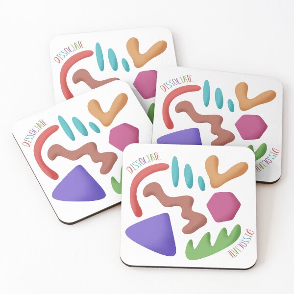 Item preview, Dissociate - Colorful Abstract Shapes designed and sold by Cole Briggs.