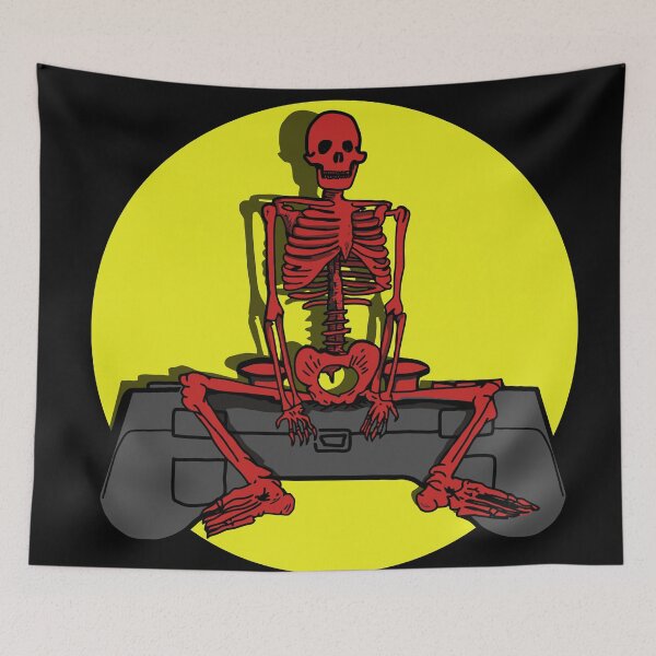 Item preview, Skeleton and his console II designed and sold by deathanarchy.