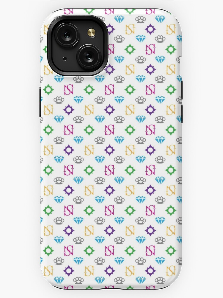 Colorful Louis Vuitton Logo iPhone 15 Pro Clear Case