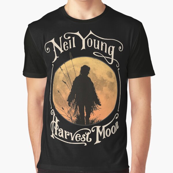 Neil Young Harvest Moon Shirt, Sticker, Hoodie, Mask Graphic T-Shirt