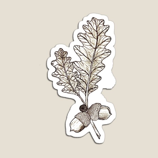 Item preview, Oak leaves designed and sold by enicotra.