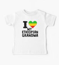 I Heart My Ethiopian Grandma Baby Tee