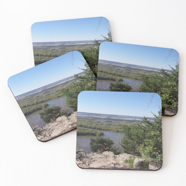 Item preview, Panoramic view of the Upper Mississippi River, looking into MN from Buena Vista Park, Alma, WI designed and sold by rvjames.