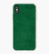 Green leather iPhone-Hülle & Cover