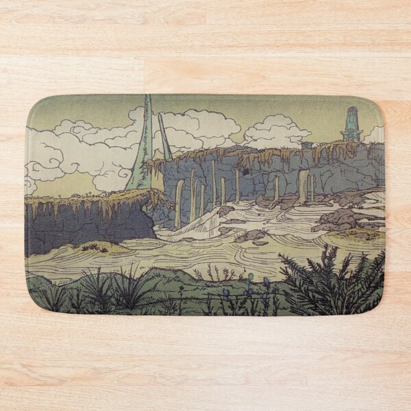 Item preview, xenoblade 2 torna woodblock print 3- kingdom designed and sold by starfallblade.