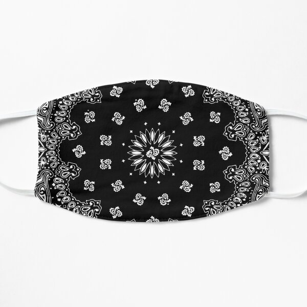 MK-63 Flower Bandana Mask/BLACK | www.carmenundmelanie.at