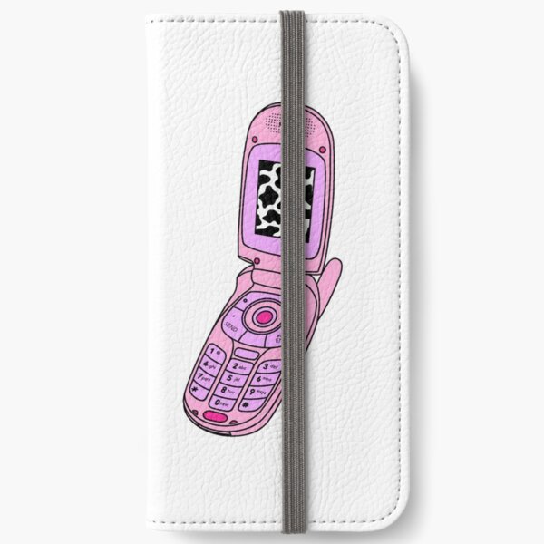 Y2k pink flip phone design Photographic Print for Sale by hanameda
