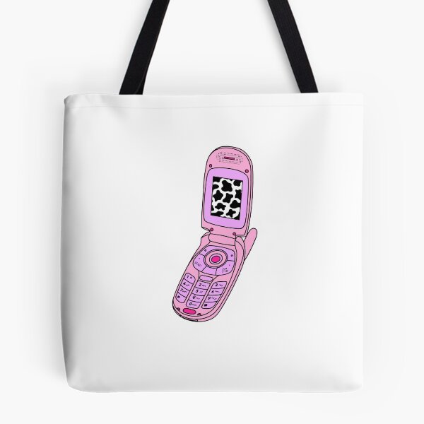 Item preview, Y2k pink flip phone design designed and sold by hanameda.