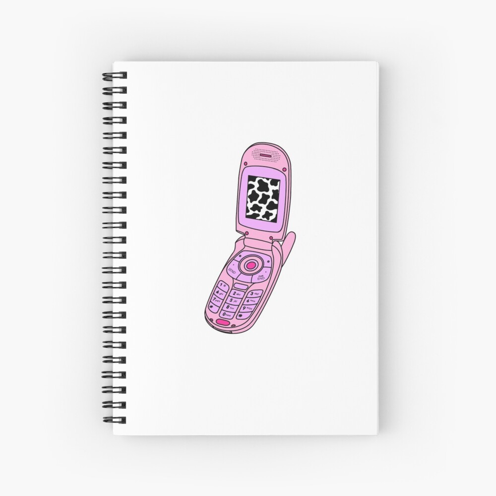 Kawaii Flip Phone Art Print A3 A4 A5 A6 Aesthetic Design 