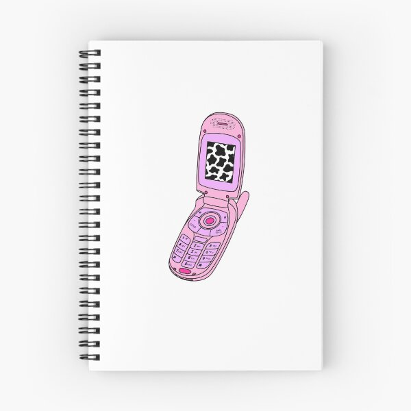 Item preview, Y2k pink flip phone design designed and sold by hanameda.