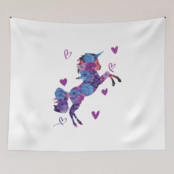 Item preview, Unicorn floral t-shirt design designed and sold by zouhairchnafa.