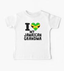 I Heart My Jamaican Grandma Baby Tee