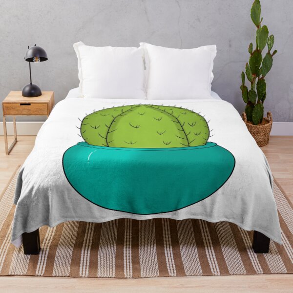 Item preview, Teal Potted Cactus designed and sold by AloeThere.