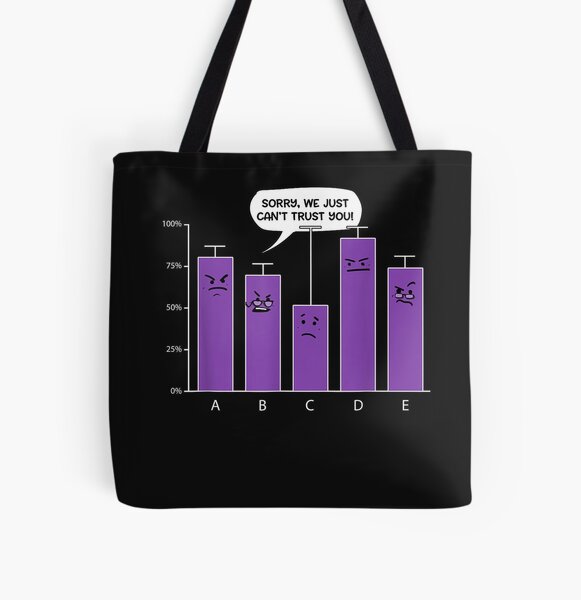 Data Science Analytics Funny Analyst Geek Nerd Joke Pun All Over Print Tote Bag