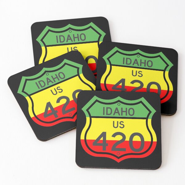 Item preview, Idaho Highway 420 in Rasta Colours designed and sold by Kiwidom.
