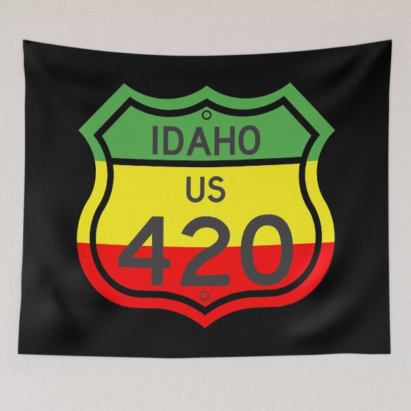 Item preview, Idaho Highway 420 in Rasta Colours designed and sold by Kiwidom.