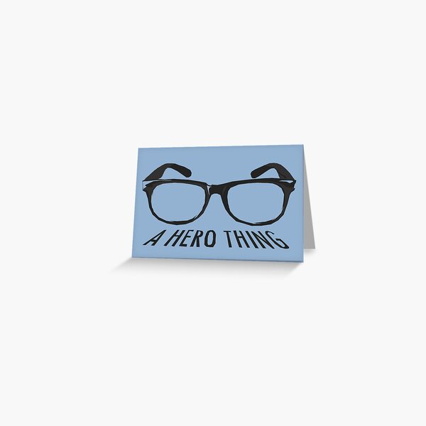 A super hero needs a disguise! Greeting Card