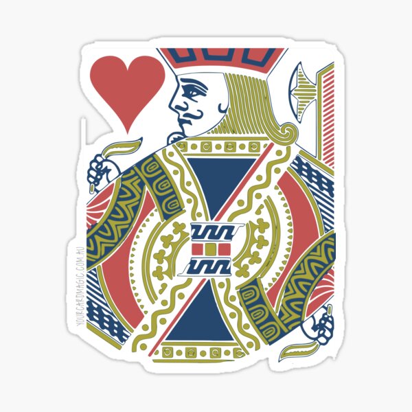 Playing Card - Jack of Hearts Sticker