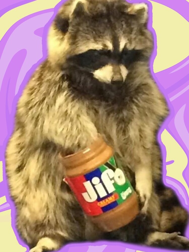 "Jif Peanut Butter Raccoon" iPhone Case for Sale by antisold Redbubble