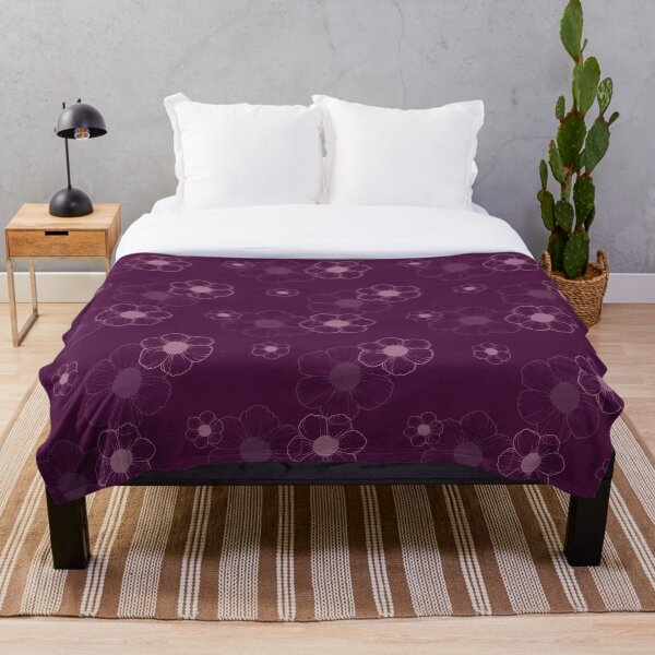 Item preview, patrón de flores / morado designed and sold by fayfena.