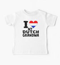 I Heart My Dutch Grandma Baby Tee