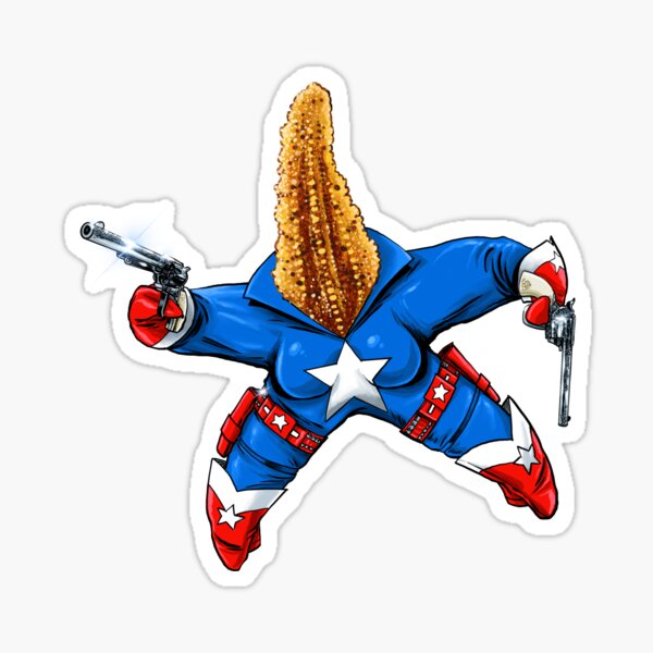 "Shooting Starfish" Sticker by 13thFloorDesign Redbubble