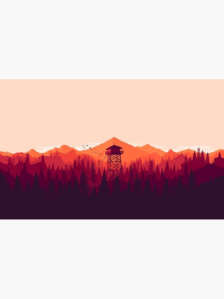 I made a night version of my Firewatch wallpaper : r/Firewatch