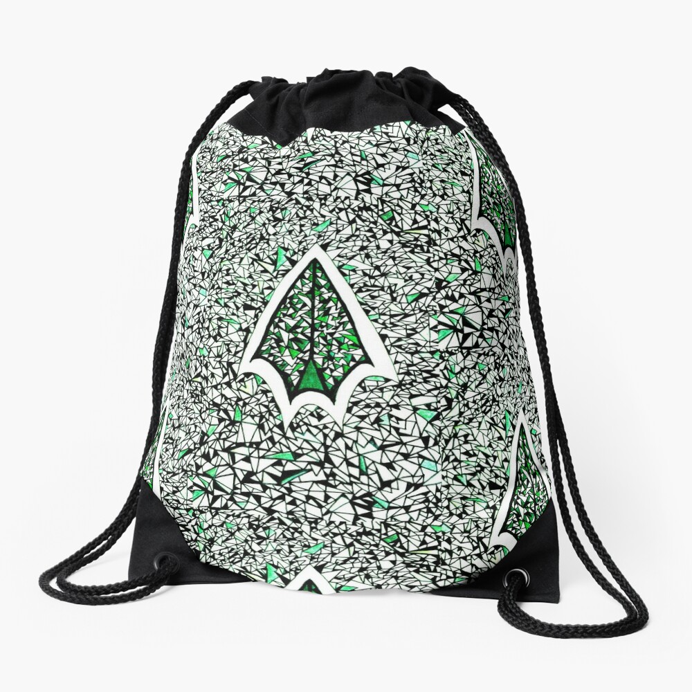 green arrow backpack