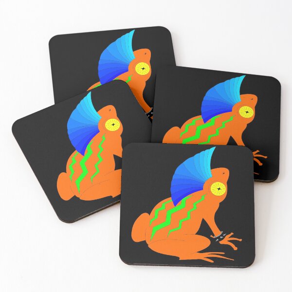 Item preview, Punk Frog Orange and Blue designed and sold by JLPeterson.