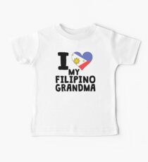 I Heart My Filipino Grandma Baby T-Shirt