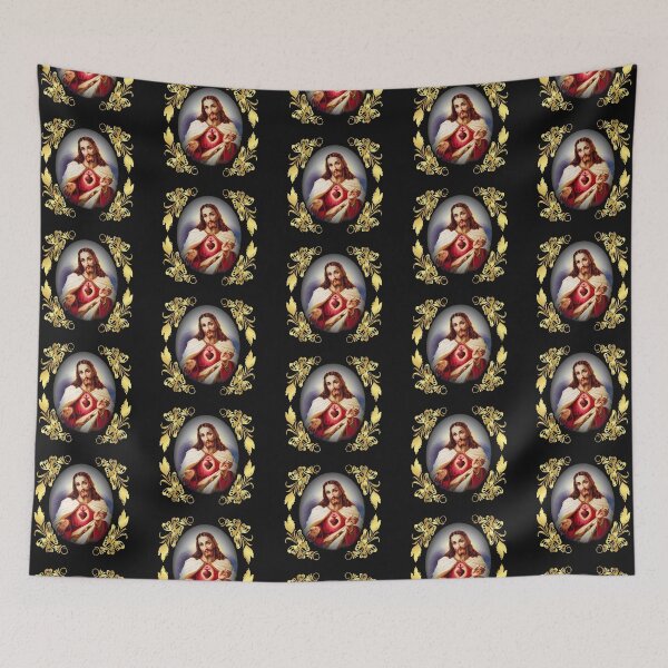 Item preview, Sacred Heart of Jesus Catholic Detente Sagrado Corazon de Jesus designed and sold by hispanicworld.