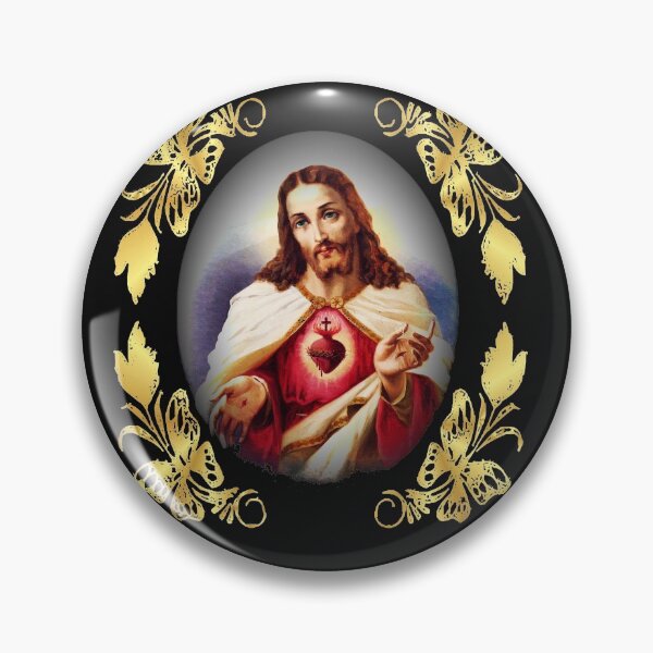 Item preview, Sacred Heart of Jesus Catholic Detente Sagrado Corazon de Jesus designed and sold by hispanicworld.