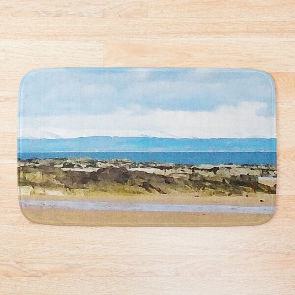 Item preview, Fife beach painterly style print designed and sold by LittleBettyMakes.