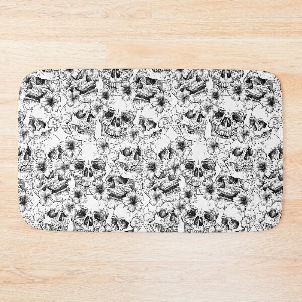 Item preview, Skulls and Flowers Pattern designed and sold by ismagarri.