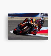 Colin Edwards at laguna seca 2012 Canvas Print