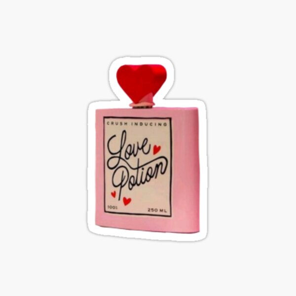 Item preview, cute pink potion bottle designed and sold by goblinbug.